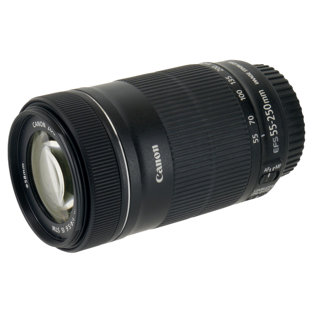 USED CANON EF-S 55-250MM F4-5.6 IS STM (755655)