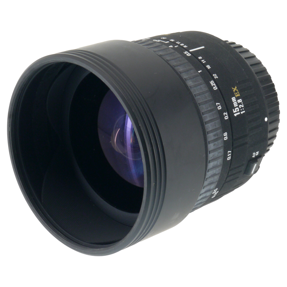 USED SIGMA 15MM F2.8 EX DG FISHEYE (CANON)