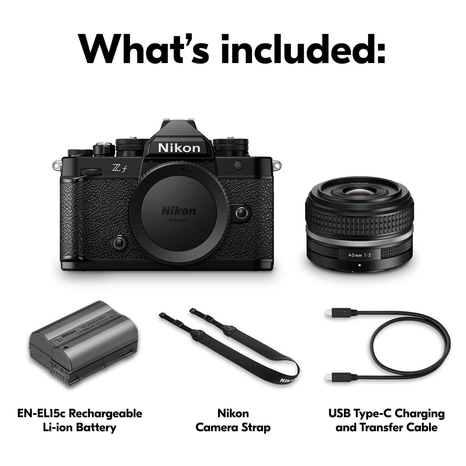 NIKON ZF 40MM F2 SE KIT (BLACK)