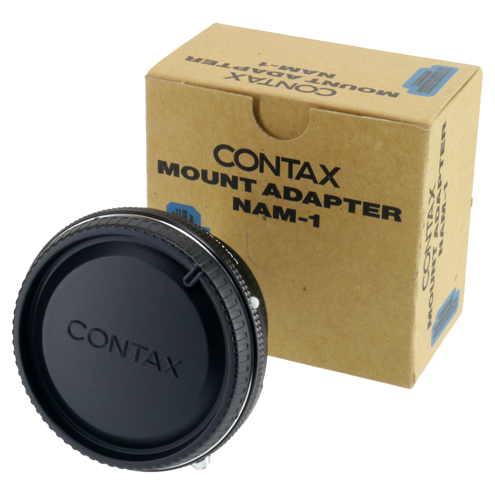 極上品元箱付き CONTAX 645マウントアダプター NAM-1 Adapter 645 Contax Lenses To Contax N1 Body (NAM-1)
