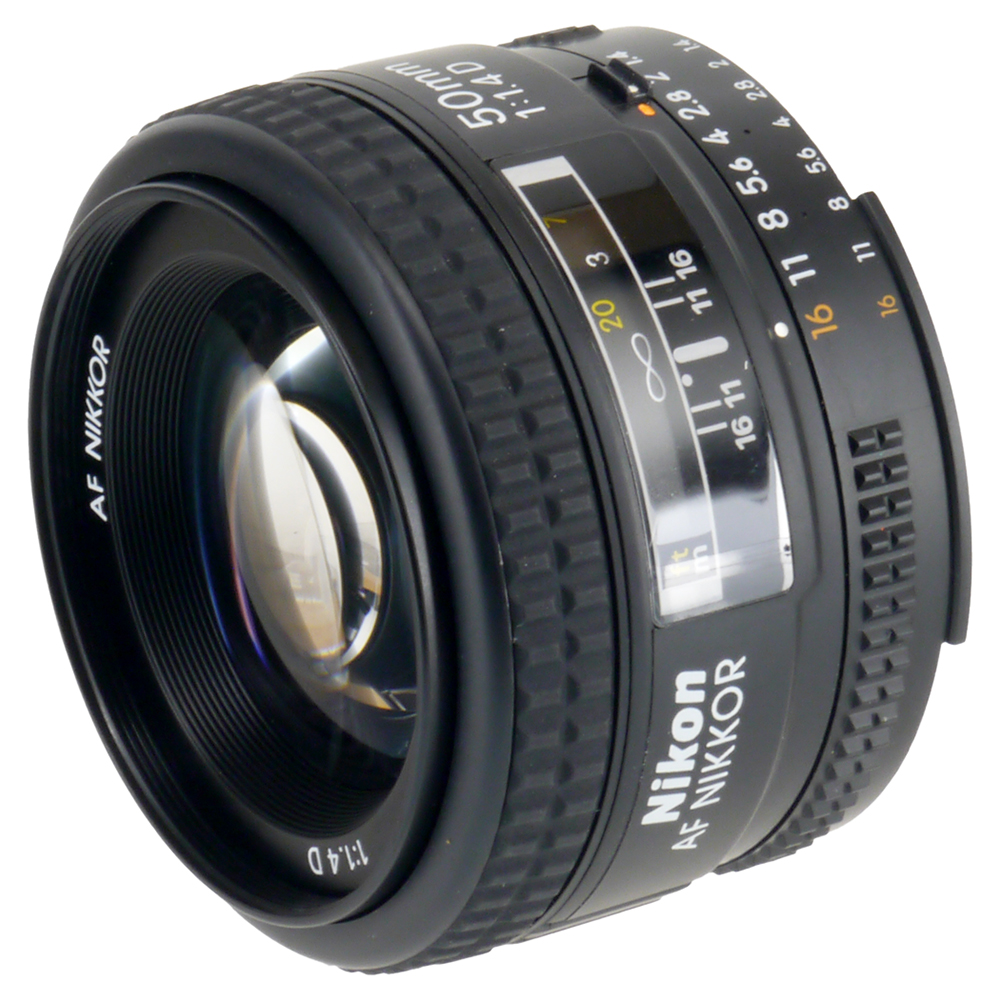 used nikon af-d 50mm f1.4d (fx) (760798)