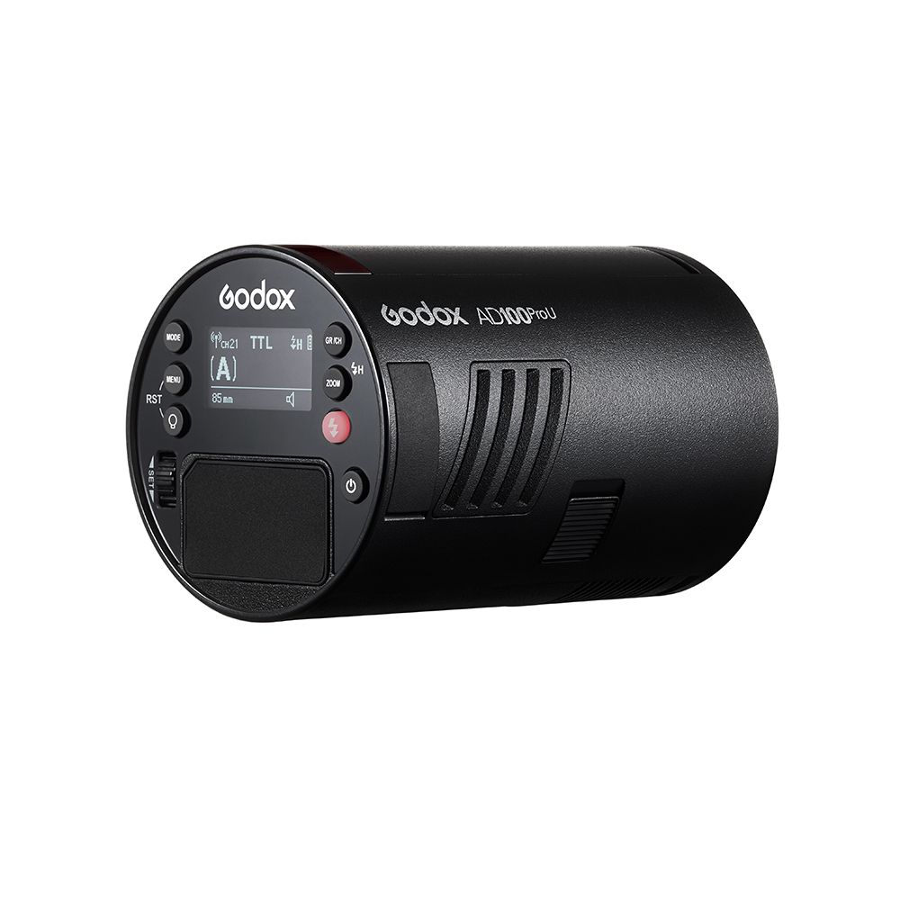 GODOX AD100 PRO POCKET FLASH - RED RING EDITION (BLACK)