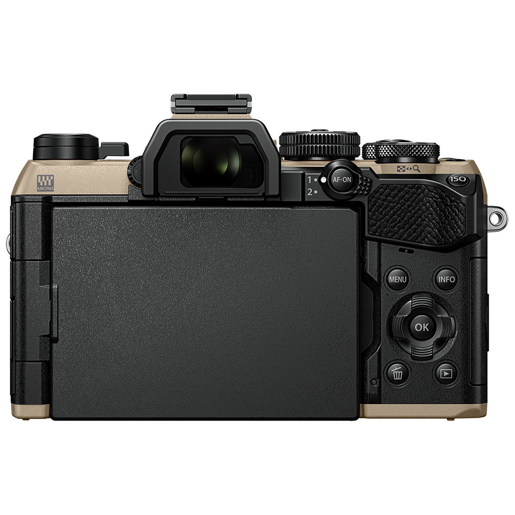 専用★OLYMPUS OM-1 BLACK/OM-2 黄土色トカゲ模様リメイク OM SYSTEM OM-5 MARK II BODY (SAND BEIGE)