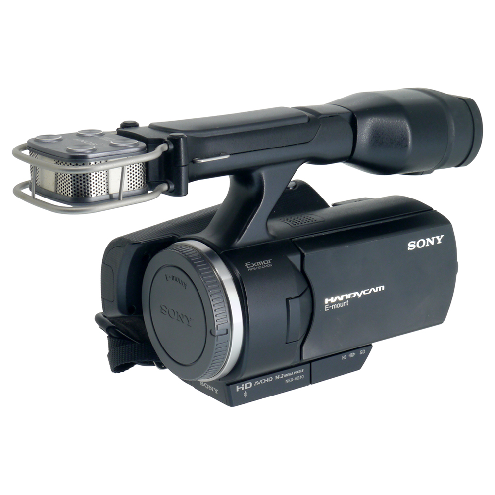 ビデオカメラ SONY NEX-VG10 NEX-VG10 | デジタルビデオカメラ Handycam ハンディカム | ソニー