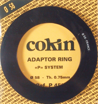 COKIN P-SERIES 58MM ADAPTER