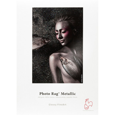 HAHNEMUHLE PHOTO RAG PAPER - METALLIC (8.5X11" - 25 SHEETS)
