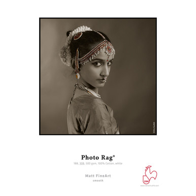 HAHNEMUHLE FINEART PHOTO PAPER - RAG 308 (17X22" - 25 SHEETS)
