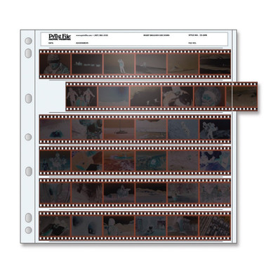 PRINTFILE 35MM NEGATIVE PRESERVER PAGES - 6FRAME/6STRIPS (100PK)