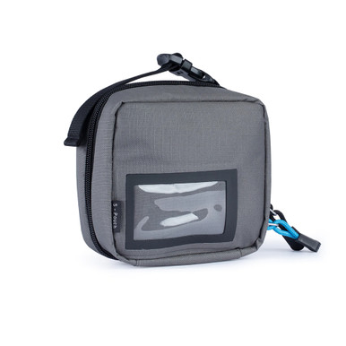F-STOP WELDED SMALL ACCESSORY POUCH GREY/BLACK ZIP