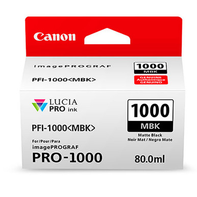 CANON PFI-1000 INK TANK (MATTE BLACK)