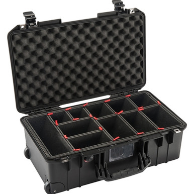 PELICAN 1535 AIR TRAVEL CASE W/TREKPAK (BLACK)