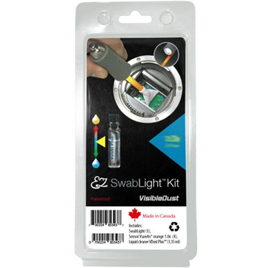 VISIBLEDUST VDUST PLUS EZ SWABLIGHT SENSOR CLEANING KIT (ORANGE) (1.0X)