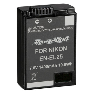POWER2000 NIKON EN-EL25 BATTERY REPLACEMENT (ACD-458)