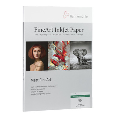 HAHNEMUHLE FINEART PHOTO PAPER - RAG ULTRA SMOOTH (13X19" - 25 SHEETS)