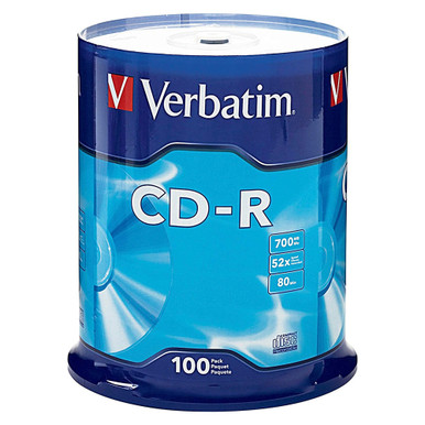 VERBATIM CD-R 80MIN 700MB 52X (100PK)