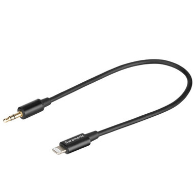 SARAMONIC SR-C2000 3.5MM TRS MALE TO LIGHTNING ADAPTER CABLE FOR AUDIO TO IPHONE (9IN)