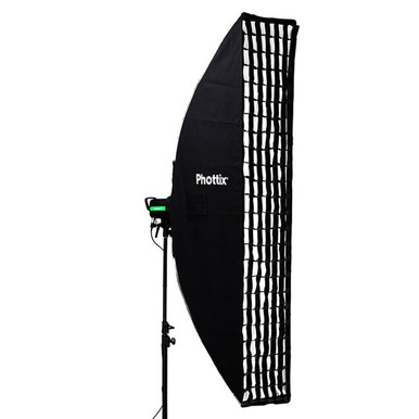PHOTTIX SOLAS STRIP SOFTBOX W/GRID (16X71)
