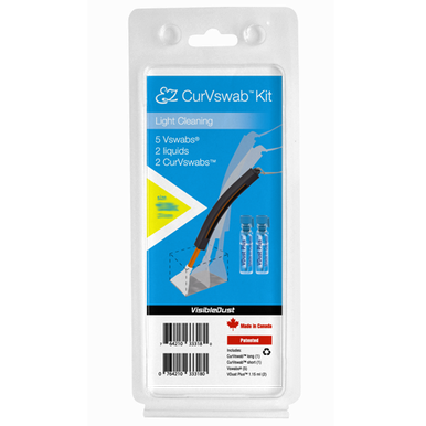 VISIBLEDUST EZ CURVSWAB KIT - LIGHT CLEANING (1.3X)