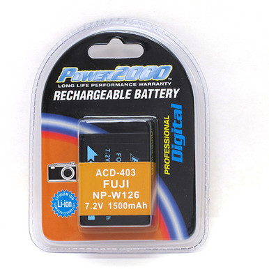 POWER2000 FUJIFILM NP-W126 BATTERY REPLACEMENT (ACD-403)