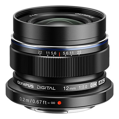 OLYMPUS M. ZUIKO 12MM F2.0 BLACK