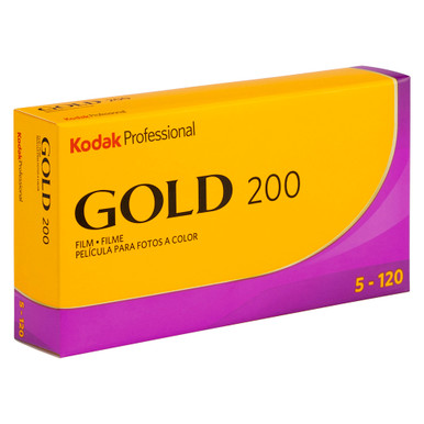 KODAK GOLD 200 COLOR PRINT FILM (120 ROLL)(5-PACK)