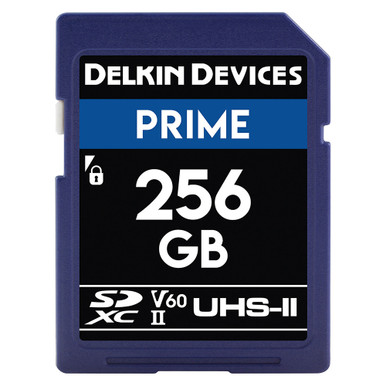 DELKIN DEVICES PRIME UHS-II SDXC MEMORY CARD (256GB)