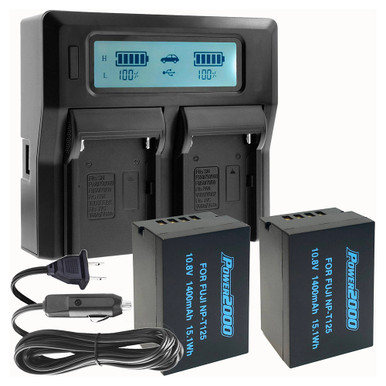 POWER2000 FUJIFILM NP-T125 DUAL CHARGER