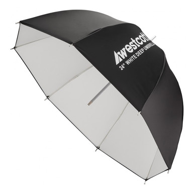 WESTCOTT 24" DEEP BOUNCE UMBRELLA (WHITE)