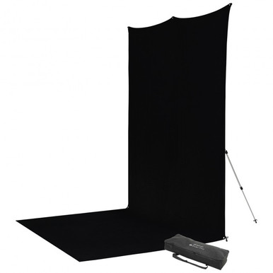 WESTCOTT X-DROP PRO WRINKLE-RESISTANT BACKDROP KIT - 8'X13'(BLACK)