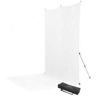 WESTCOTT X-DROP PRO WRINKLE-RESISTANT BACKDROP KIT - 8'X13'(WHITE)
