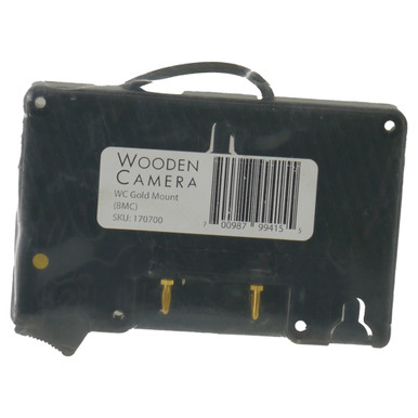USED WOODEN CAMERA GOLD MOUNT PLATE (751430)