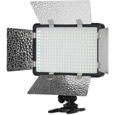 GODOX LF308BI VARIABLE COLOR LED VIDEO LIGHT WITH FLASH SYNC
