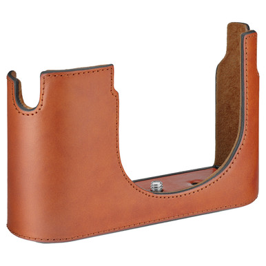 LEICA Q3 HALFCASE LEATHER (COGNAC)