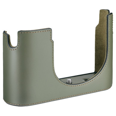 LEICA Q3 HALFCASE LEATHER (OLIVE GREEN)