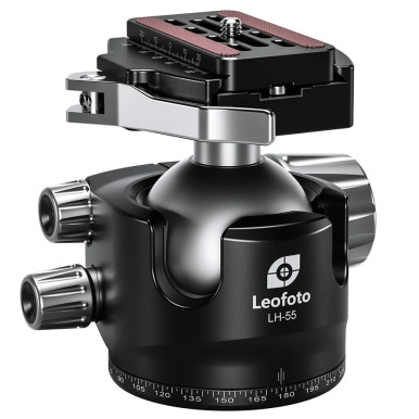 LEOFOTO LH-55LR LOW PROFILE BALL HEAD (55MM)