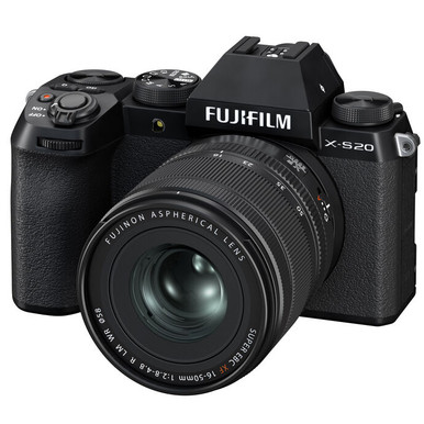 FUJIFILM X-S20 W/16-50MM F2.8-4.8 R WR KIT (BLACK)
