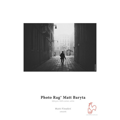 HAHNEMUHLE PHOTO RAG MATT BARYTA 308GSM (8.5X11" - 25 SHEETS)