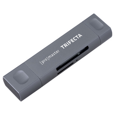 TRIFECTA UHS-I SD/MICRO SD CARD READER