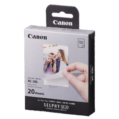 CANON XC-20L INK/PAPER SET (20 SHEETS)