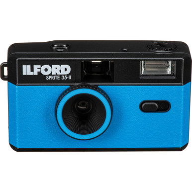 ILFORD SPRITE 35 II REUSABLE 35MM CAMERA (BLACK/BLUE)
