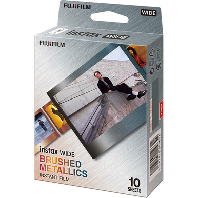 FUJIFILM INSTAX WIDE BRUSHED METALLICS FILM (10 EXP)