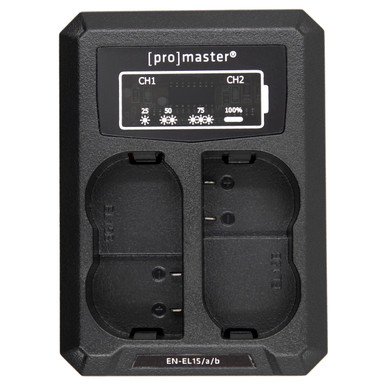 PROMASTER NIKON EN-EL15 DUALLY USB CHARGER