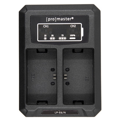 PROMASTER CANON LP-E6N DUALLY USB CHARGER