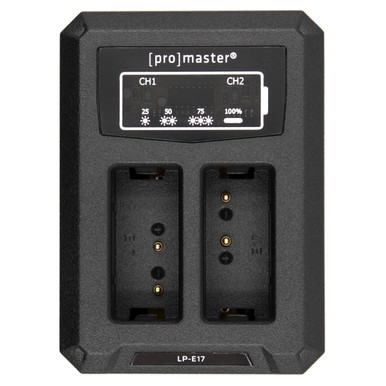 PROMASTER CANON LP-E17 DUALLY USB CHARGER