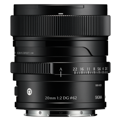 SIGMA 20MM F/2 DG - CONTEMPORARY (BLACK) (SONY E)