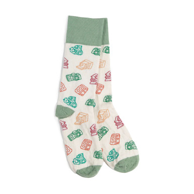 PHOTOGENIC CAMERAS SOCK - ONE SIZE (NATURAL)