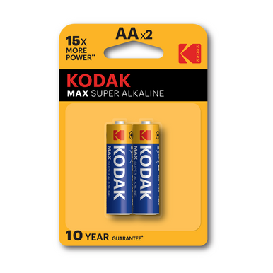KODAK AA ALKALINE BATTERY (2-PACK)