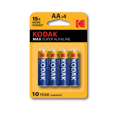KODAK AA ALKALINE BATTERY (4-PACK)