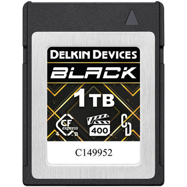 DELKIN BLACK CFEXPRESS TYPE-B 4.0 MEMORY CARD (1 TB)