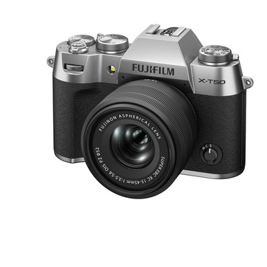 FUJIFILM X-T50 15-45MM KIT (SILVER) J